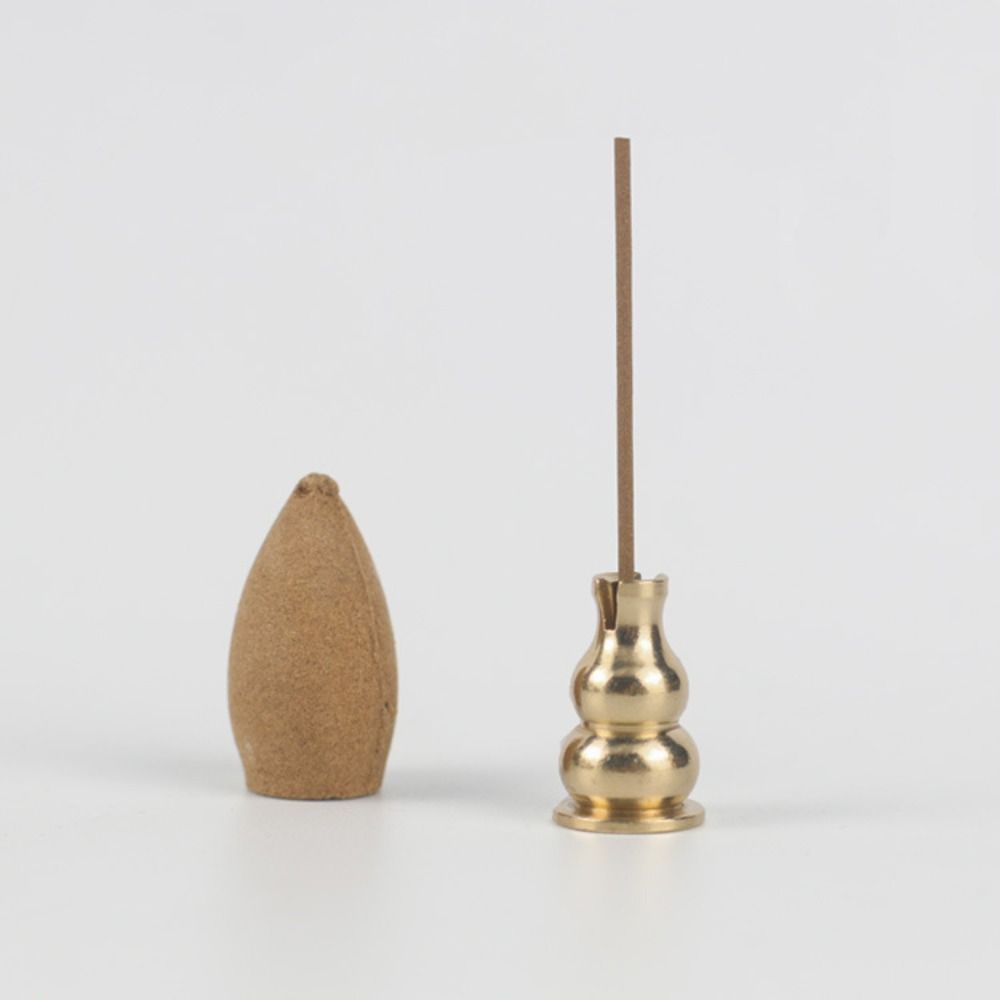 Zen Candle Supplies - حامل بخور تقليدي منحوت على شكل