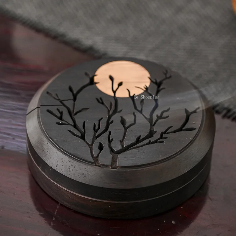 صندوق بخور مستدير من خشب الصند - مراجعة Zen Candle Supplies وسعره