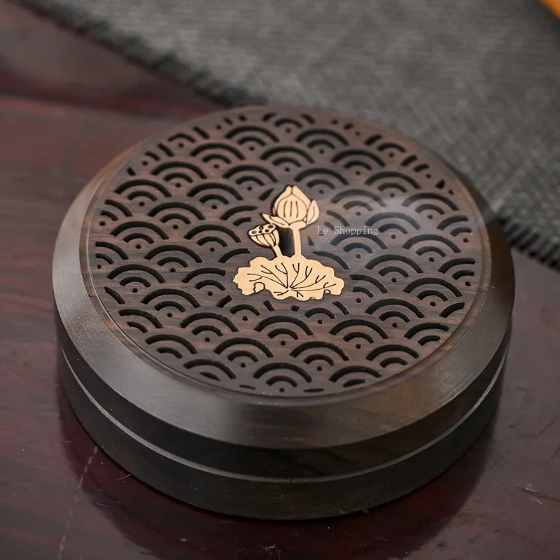 صندوق بخور مستدير من خشب الصند - مراجعة Zen Candle Supplies وسعره