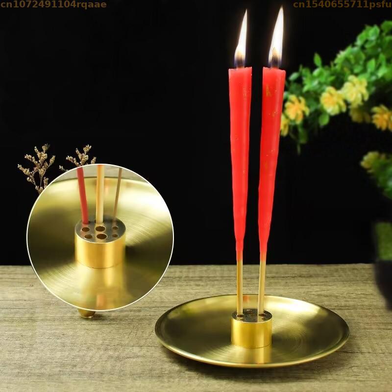 مبخرة نحاسية محمولة مع 9 فتحات - مراجعة Zen Candle Supplies وسعره