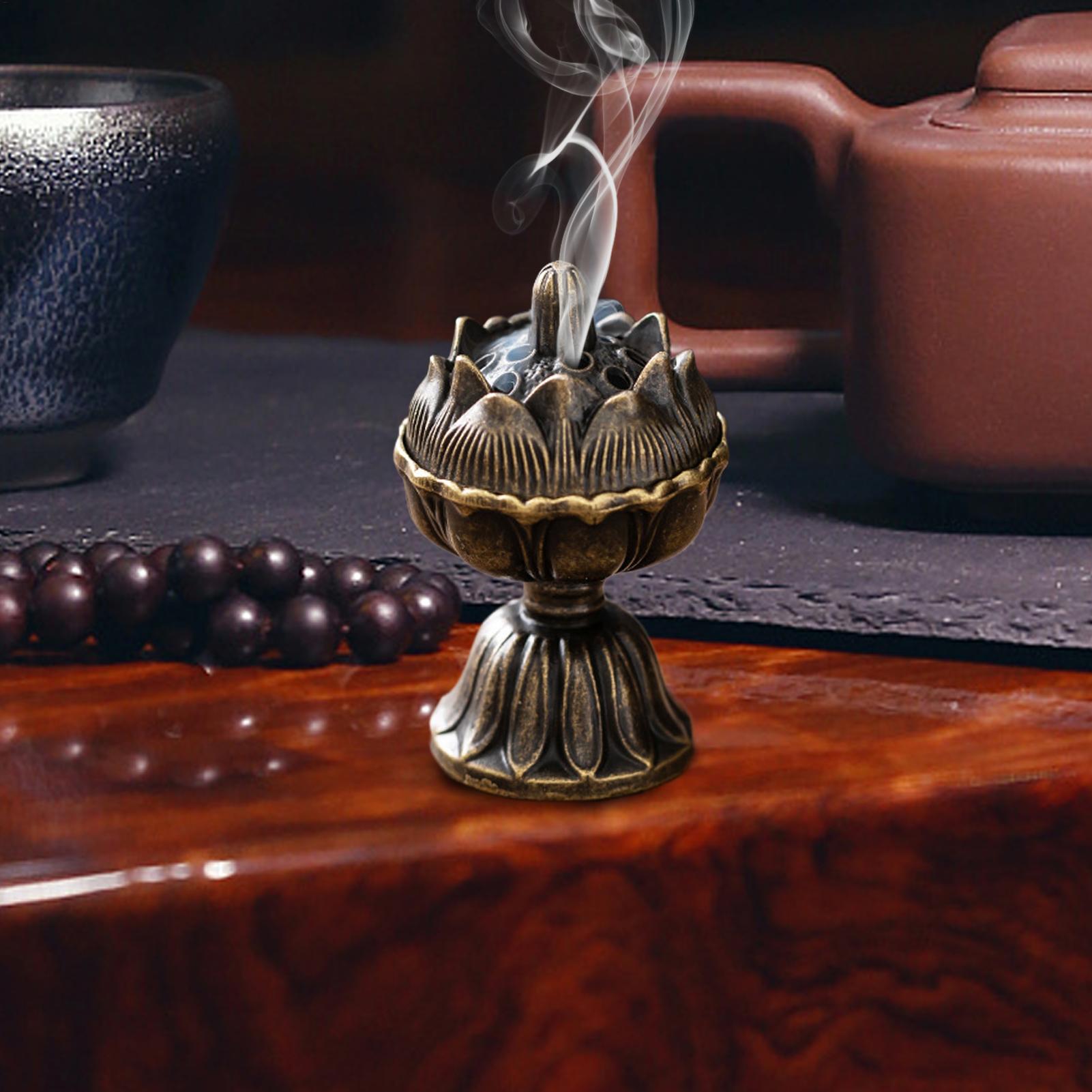 مبخرة معدنية صغيرة بتصميم عتيق - مراجعة Zen Candle Supplies وسعره
