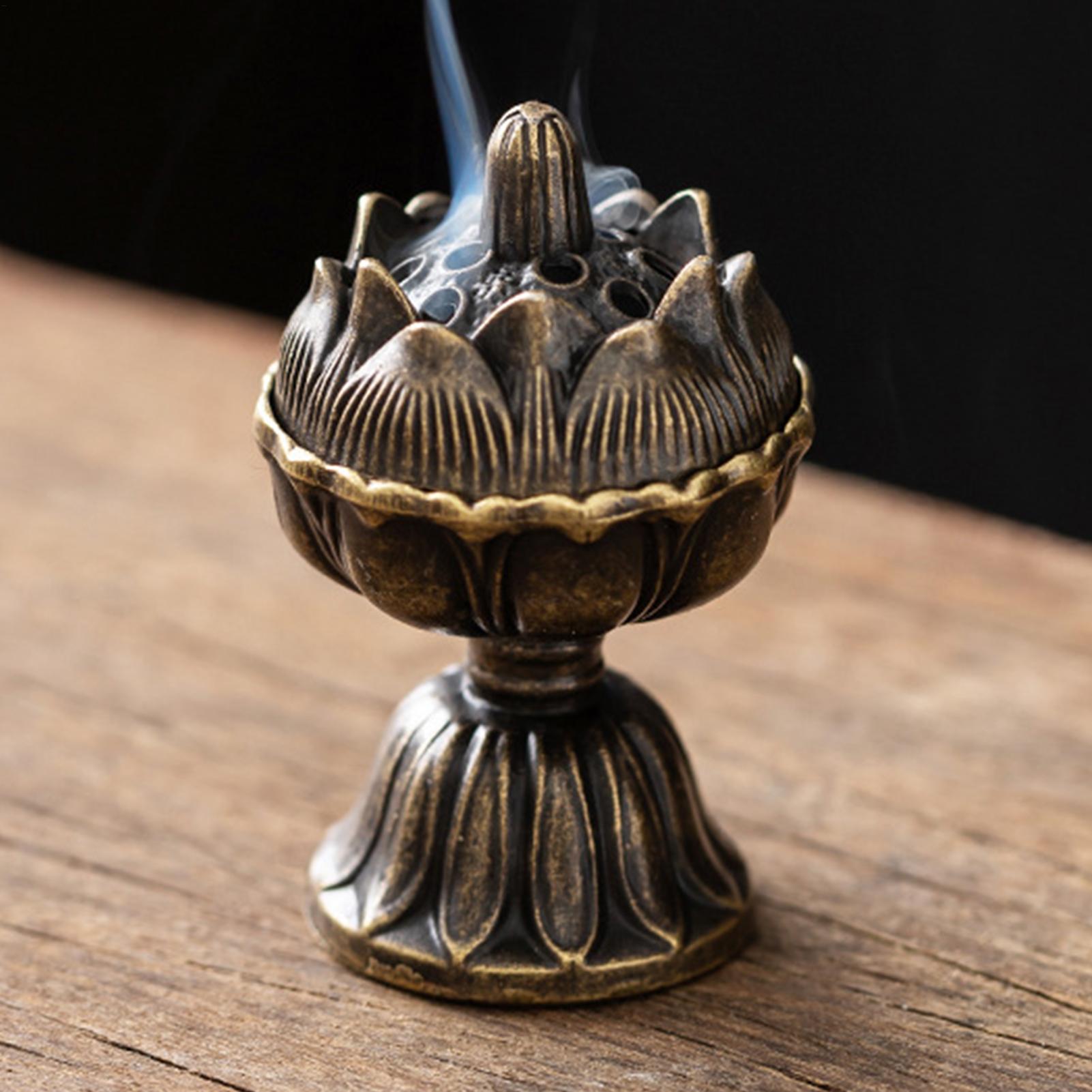 مبخرة معدنية صغيرة بتصميم عتيق - مراجعة Zen Candle Supplies وسعره