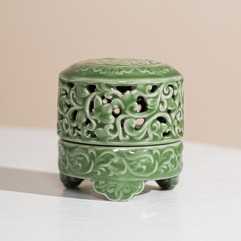 مبخرة سيراميك صينية الطراز من  - مراجعة Zen Candle Supplies وسعره