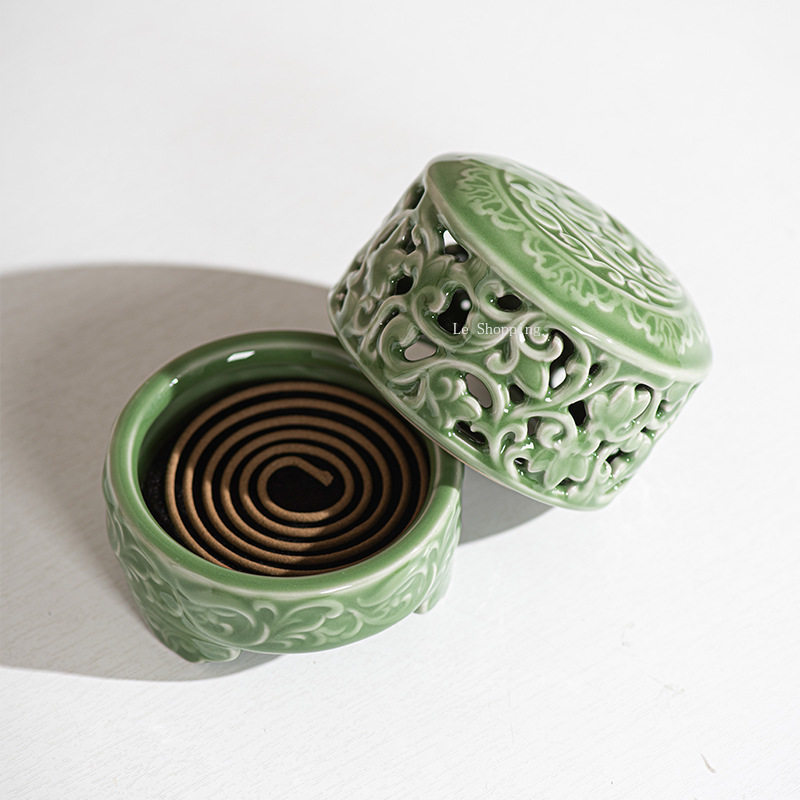 مبخرة سيراميك صينية الطراز من  - مراجعة Zen Candle Supplies وسعره