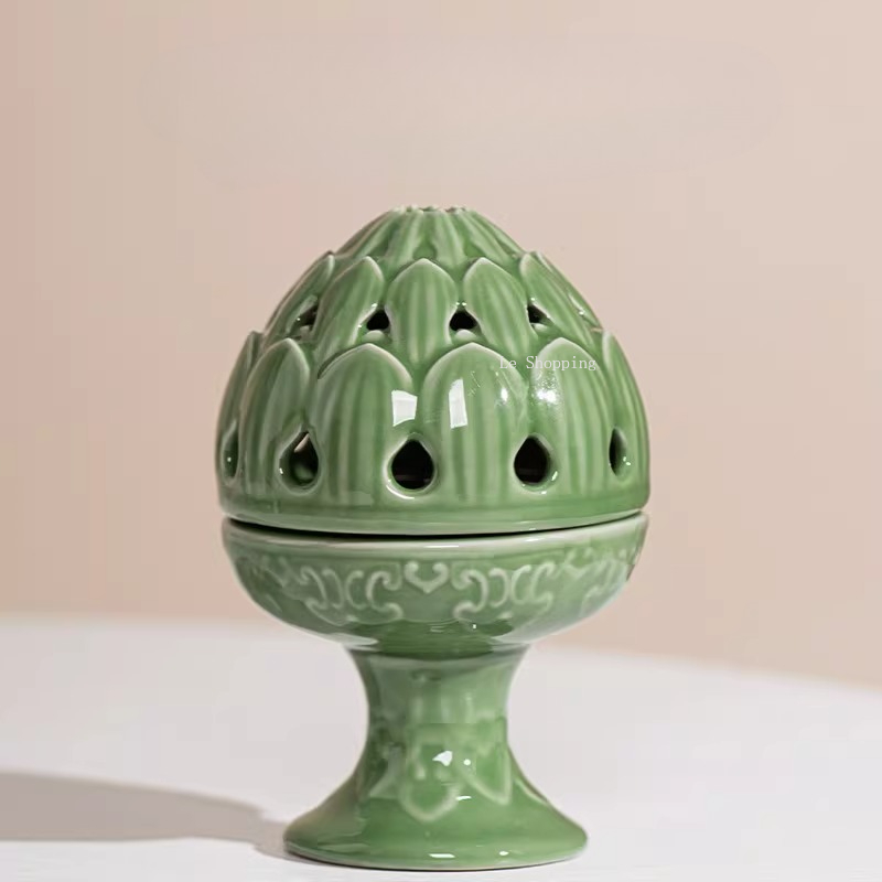 مبخرة سيراميك صينية الطراز من  - مراجعة Zen Candle Supplies وسعره