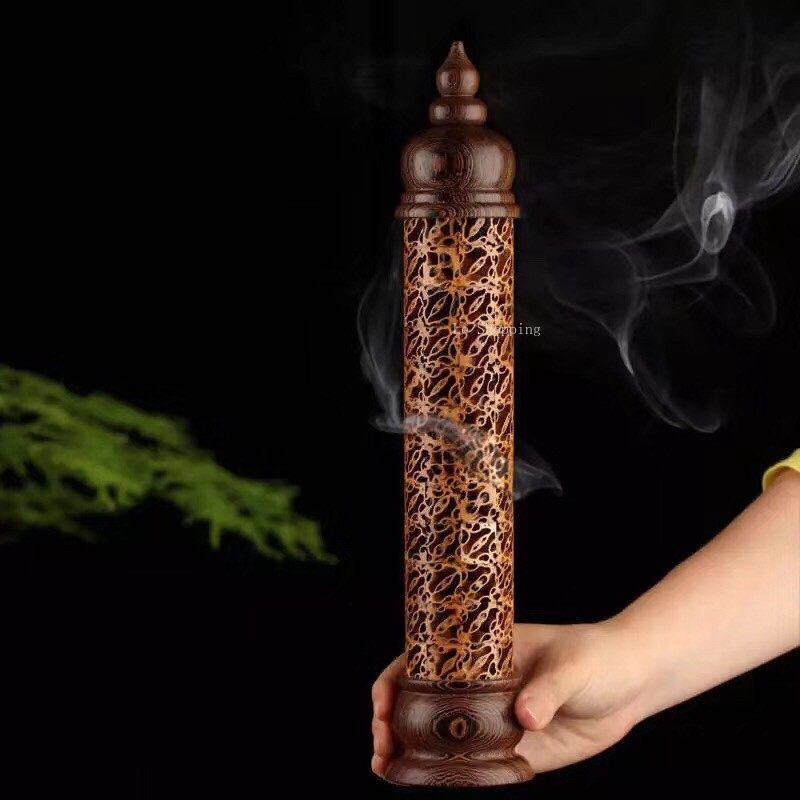 مبخرة خشبية مجوفة بتصميم دائري - مراجعة Zen Candle Supplies وسعره