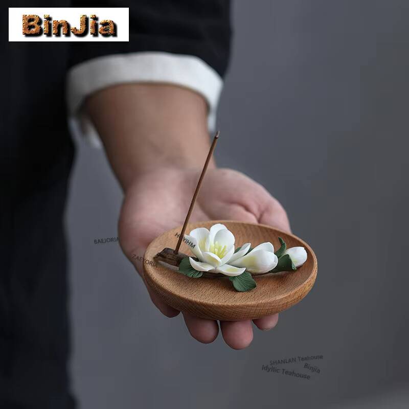 حامل بخور على شكل غصن الماغنول - مراجعة Zen Candle Supplies وسعره
